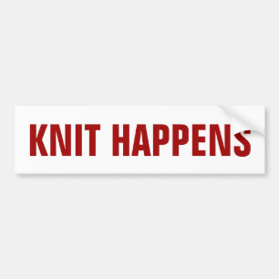 Autocollant De Voiture Le Knit se produit