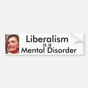 Autocollant De Voiture Le libéralisme est un trouble mental