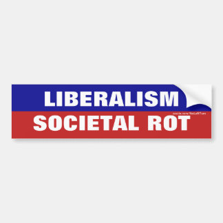 Autocollant De Voiture Le libéralisme est une racine sociale