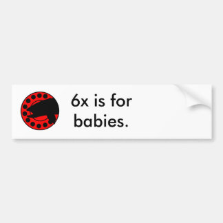 Autocollant De Voiture le logoreel, 6x est pour des bébés