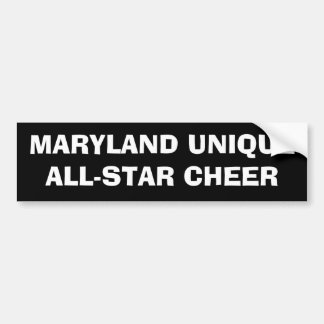 AUTOCOLLANT DE VOITURE LE MARYLAND UNIQUE