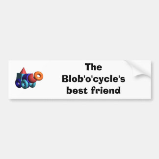 Autocollant De Voiture Le meilleur ami du Blob'o'cycle
