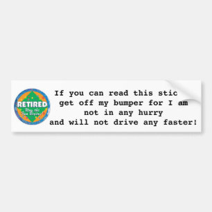 AUTOCOLLANT DE VOITURE LE MEILLEUR STICKER "PERSONNE ÂGÉE"