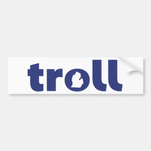 Autocollant De Voiture Le Michigan Troll