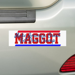 Autocollant De Voiture Le mouvement MAGGOT Rendre l'Amérique plus grande