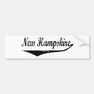 Autocollant De Voiture Le New Hampshire