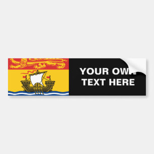 AUTOCOLLANT DE VOITURE LE NOUVEAU BRUNSWICK