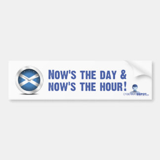 Autocollant De Voiture Le Now est le jour…