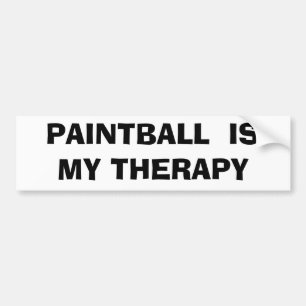 Autocollant De Voiture Le Paintball est ma thérapie