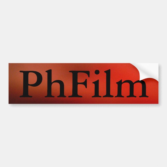 Autocollant De Voiture Le PhFilm (Devant)