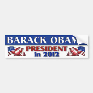 Autocollant De Voiture Le président Barack Obama en 2012