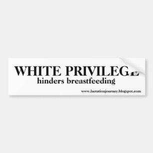 AUTOCOLLANT DE VOITURE LE PRIVILÈGE BLANC GÊNE L'ADHÉSIF POUR PARE-CHO