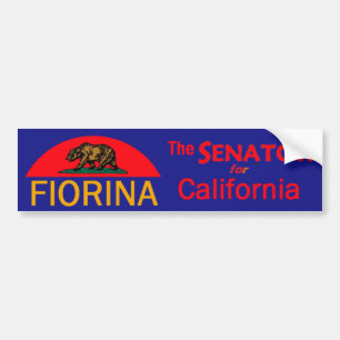 Autocollant De Voiture Le sénateur 2010 de Fiorina adhésif pour