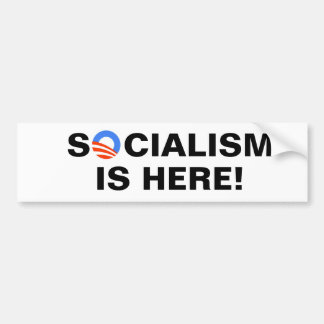 Autocollant De Voiture Le socialisme est ici !