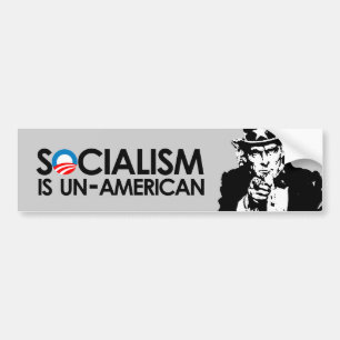 Autocollant De Voiture Le socialisme est peu américain