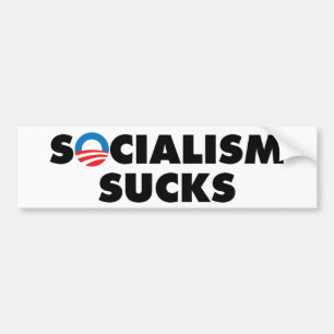 Autocollant De Voiture le socialisme suce
