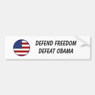Autocollant De Voiture le starsnstripesshield, défendent FreedomDefeat