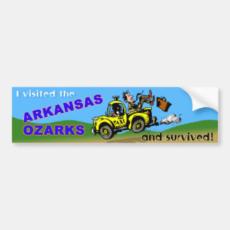 Autocollant De Voiture Le survivant de visiteur de l'Arkansas