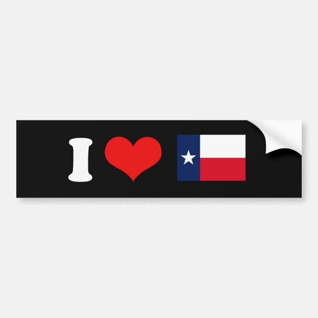 AUTOCOLLANT DE VOITURE LE TEXAS (Devant)