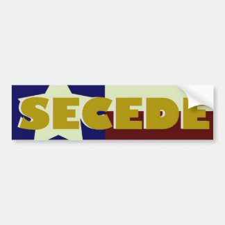 Autocollant De Voiture Le Texas FONT CÉCESSION l'adhésif pour pare-chocs