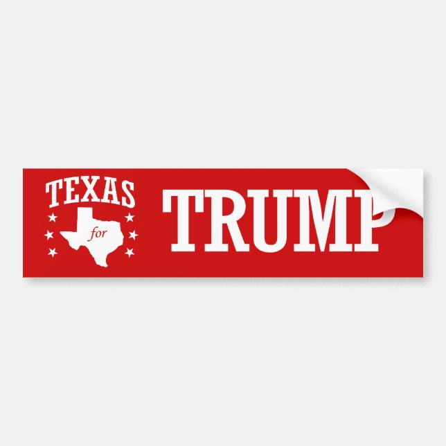 AUTOCOLLANT DE VOITURE LE TEXAS POUR L'ATOUT (Devant)