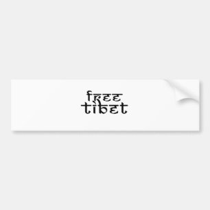AUTOCOLLANT DE VOITURE LE THIBET LIBRE