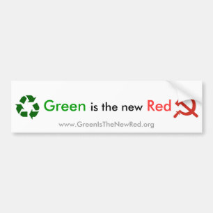 Autocollant De Voiture Le vert est le nouveau rouge