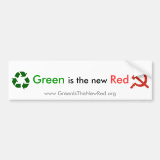 Autocollant De Voiture Le vert est le nouveau rouge