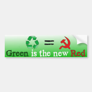 Autocollant De Voiture Le vert est le nouveau rouge