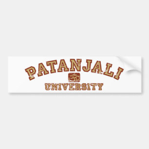 Autocollant De Voiture Le yoga parlent : Université de Patanjali