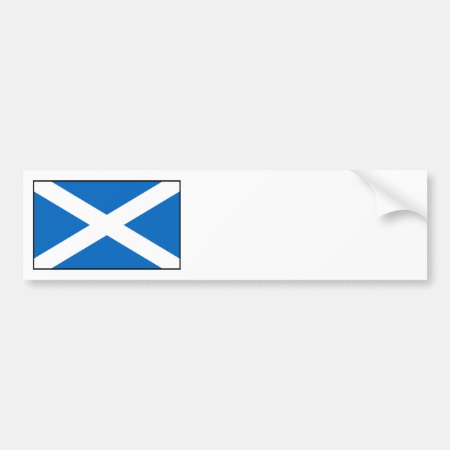 Autocollant De Voiture L'Ecosse - drapeau écossais (Devant)