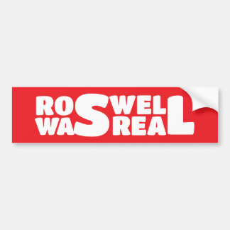 Autocollant De Voiture L'écrasement de la soucoupe volante de Roswell éta