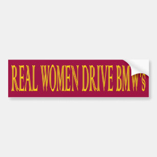 AUTOCOLLANT DE VOITURE LECTEUR BMS DE VRAIES FEMMES