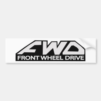 Autocollant De Voiture Lecteur de roue avant FWD