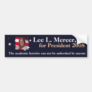 Autocollant De Voiture Lee L. Mercer, Jr. pour le président 2016