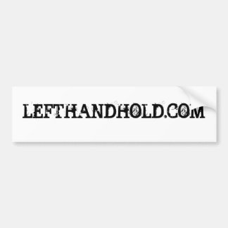 AUTOCOLLANT DE VOITURE LEFTHANDHOLD.COM