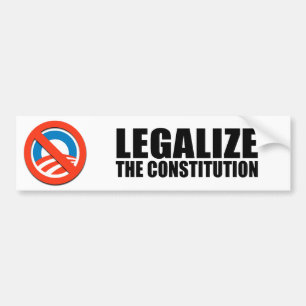 Autocollant De Voiture Légalisez la constitution