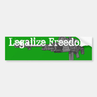 Autocollant De Voiture Légalisez la liberté