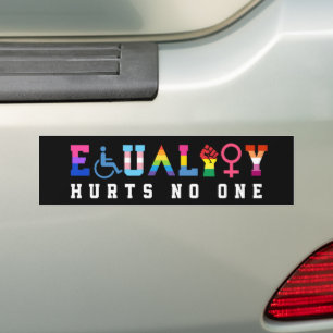 Autocollant De Voiture L'égalité ne fait de mal à personne LGBTQ