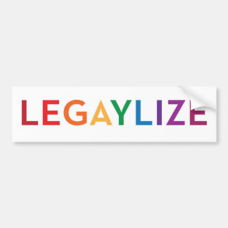 Autocollant De Voiture Legaylize (égalité de mariage homosexuel de