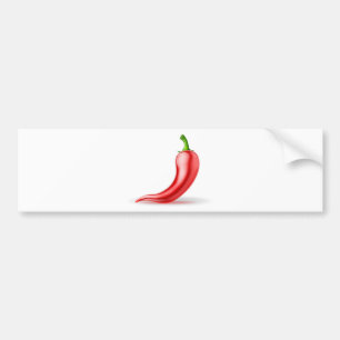 Autocollant De Voiture Légume de poivre de piments rouges