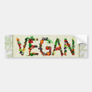 Autocollant De Voiture Légumes végétaliens