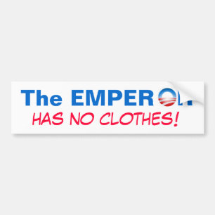 Autocollant De Voiture L'empereur n'a aucun vêtements !