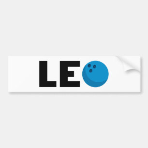 Autocollant De Voiture Leo bowling