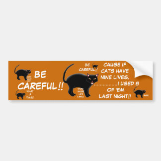Autocollant De Voiture Les 8 VIES ! ! BumperSticker