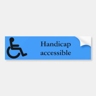 Autocollant De Voiture Les affaires fournissent l'autocollant d'handicap