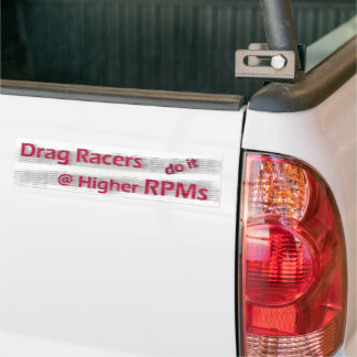 Autocollant De Voiture Les amateurs de courses de drag font ça à des RPM