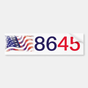 Autocollant De Voiture Les Américains veulent 86 le quarante-cinquième