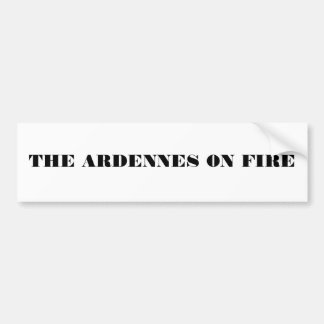 AUTOCOLLANT DE VOITURE LES ARDENNES SUR DES ADHÉSIFS POUR PARE-CHOCS DU