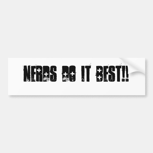 Autocollant De Voiture Les ballots le font meilleur ! ! (Devant)